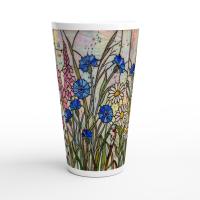 Latte 17oz Ceramic Mug - Coffee or Tea Cup, Extra Tall