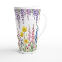 Latte 17oz Ceramic Mug - Coffee or Tea Cup, Extra Tall