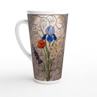 Latte 17oz Ceramic Mug - Coffee or Tea Cup, Extra Tall