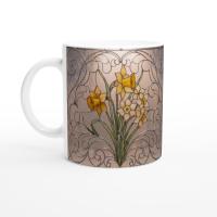 Floral Cups -  Large and Small Ceramic Mugs