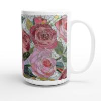Roses- Floral Cups -  Large and Small Ceramic Mugs