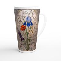Latte 17oz Ceramic Mug - Coffee or Tea Cup, Extra Tall