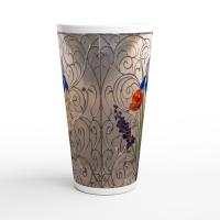 Latte 17oz Ceramic Mug - Coffee or Tea Cup, Extra Tall