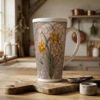 Latte 17oz Ceramic Mug - Coffee or Tea Cup, Extra Tall