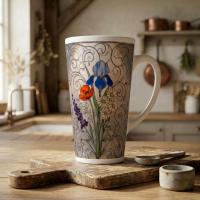 Latte 17oz Ceramic Mug - Coffee or Tea Cup, Extra Tall