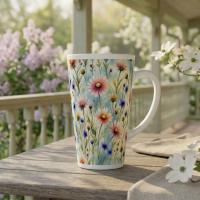 Latte 17oz Ceramic Mug - Coffee or Tea Cup, Extra Tall