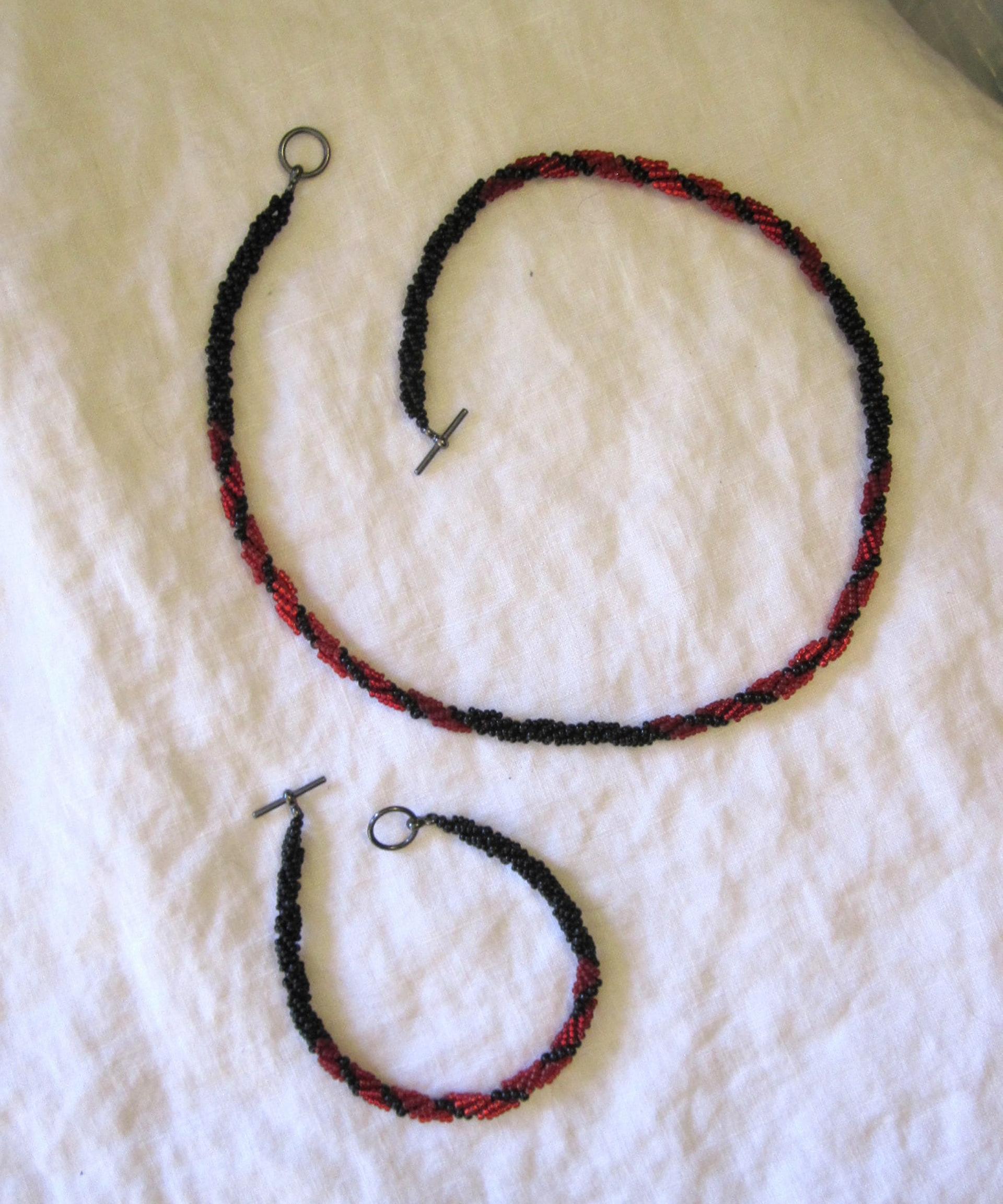 Spiral Stitch Necklace