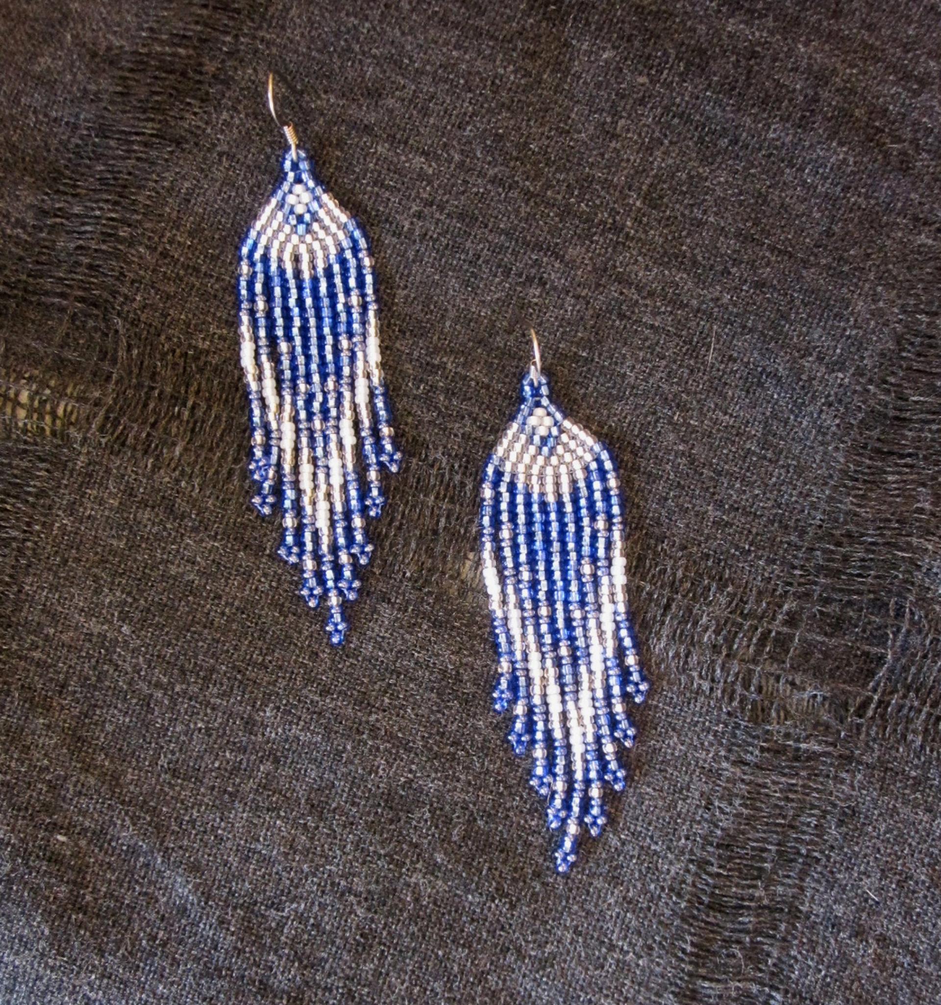 Beaded Fringe Earrings