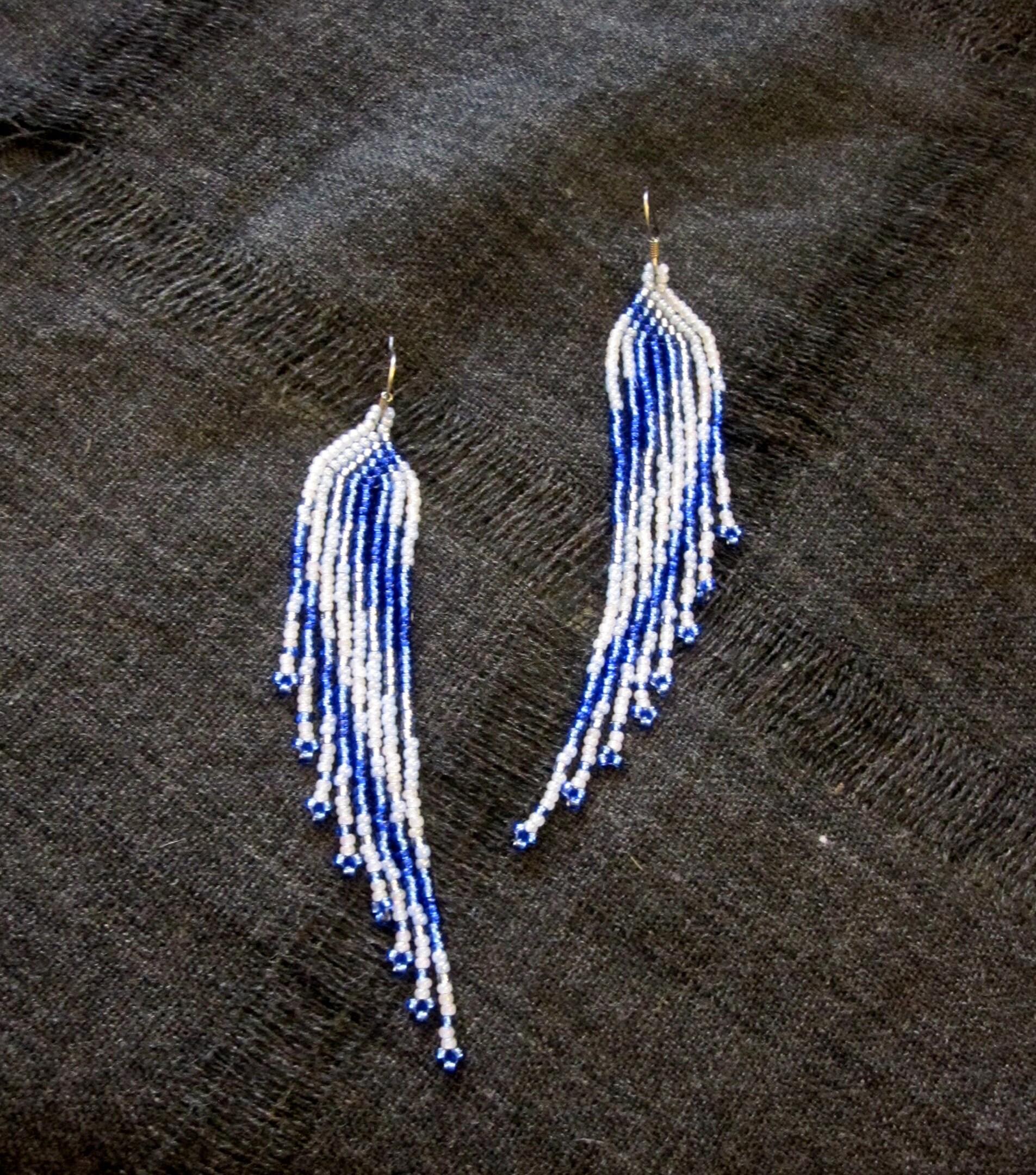 Beaded Fringe Earrings