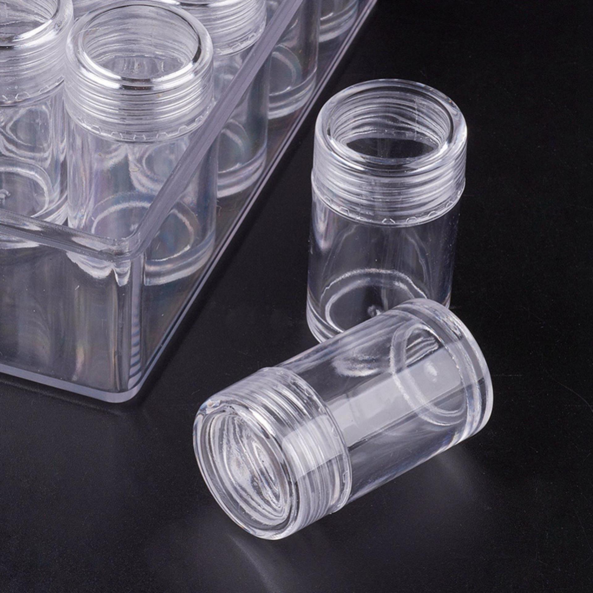 Bead Containers - Bead Organizers, empty bead kits, sets of bead containers in plastic case - multiple sizes and styles