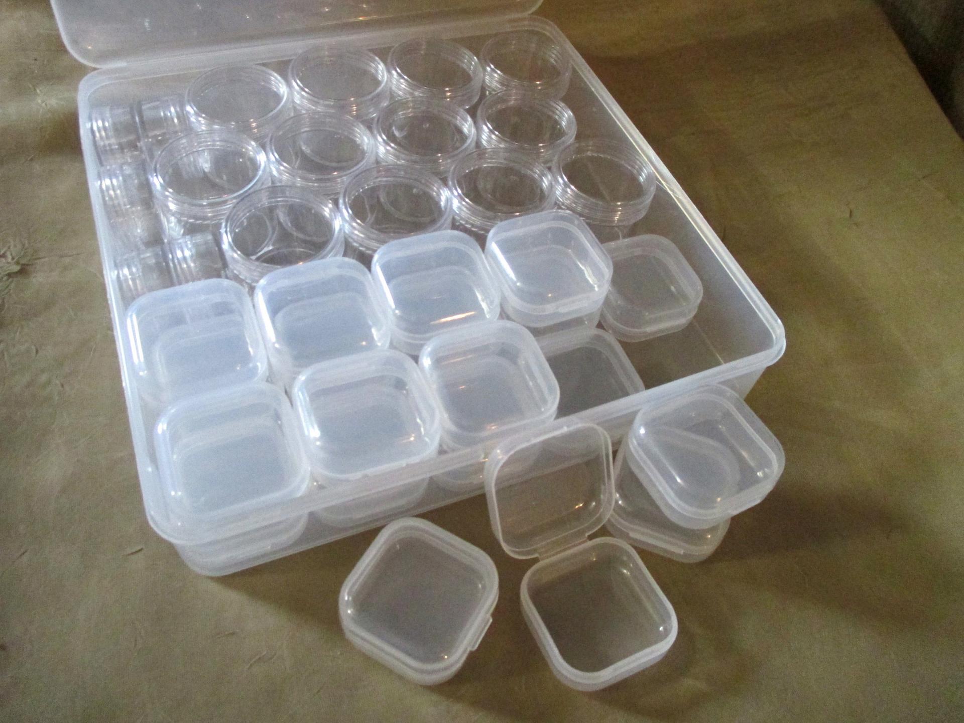 Bead Organizers, Plastic Storage Cases, Larger Sized Bead Containers - multiple sizes