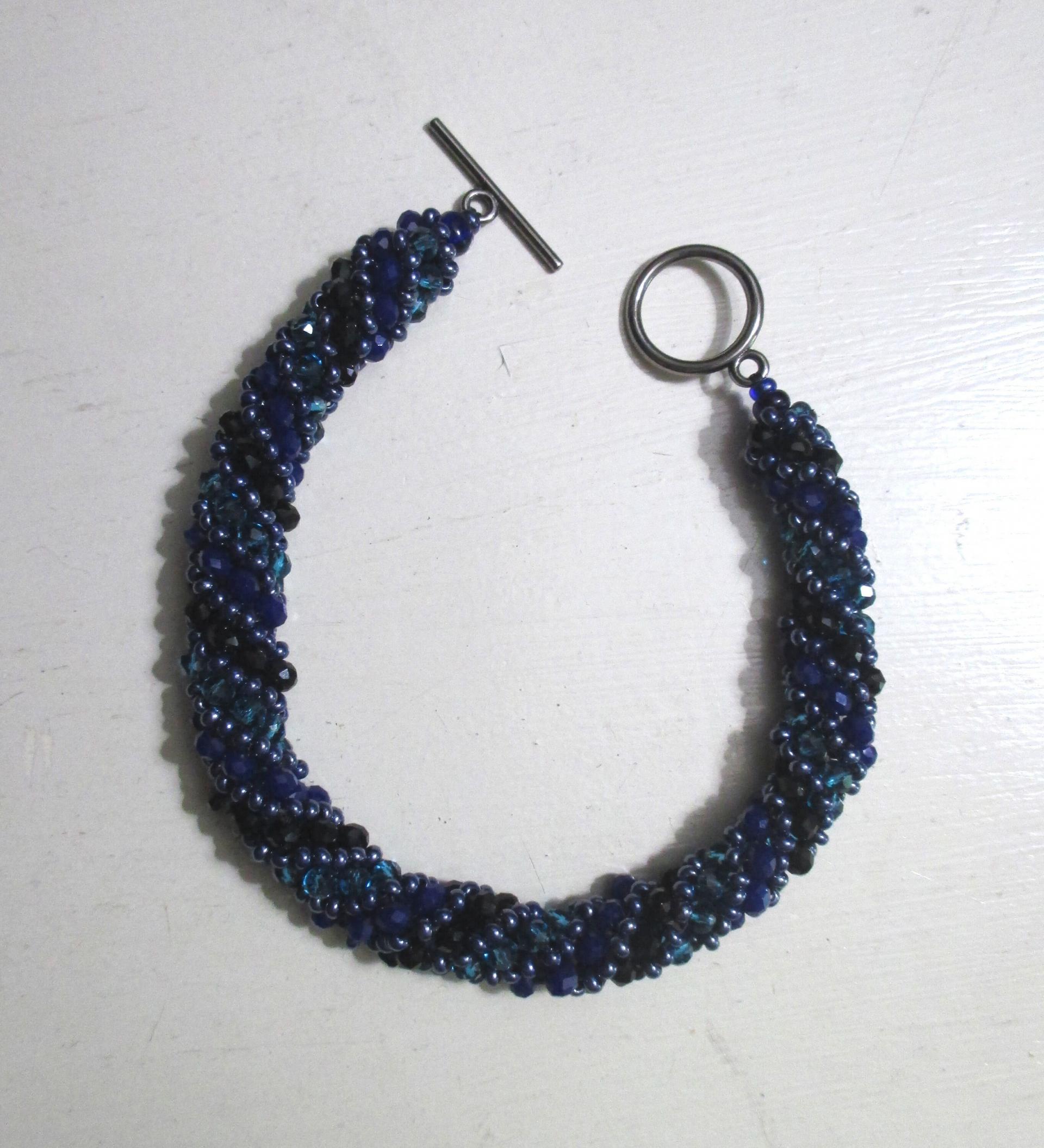 Beaded Bracelets - crystal and seed beads