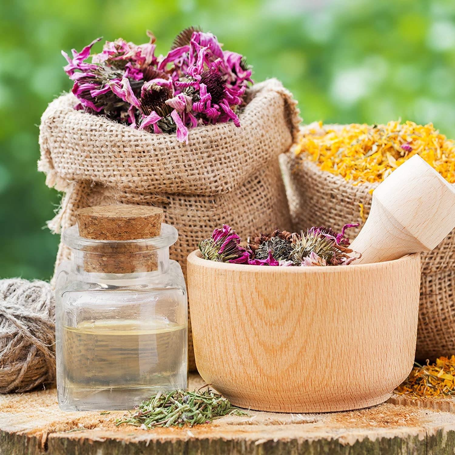 Square Jars with Cork