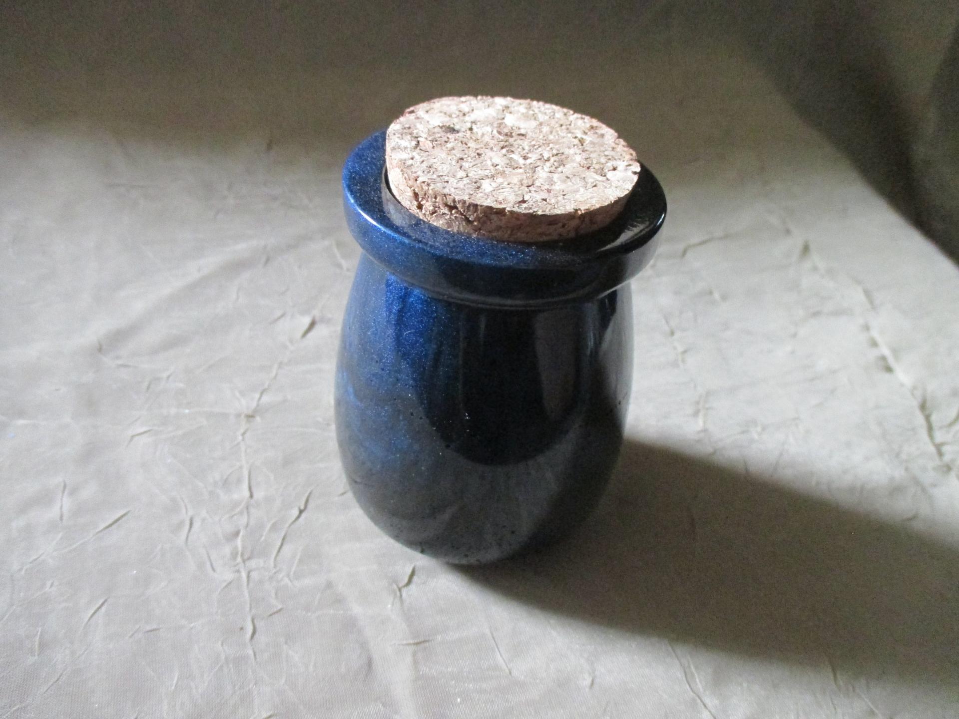 Handmade Jars with Cork - Resin Art - Stash Jar