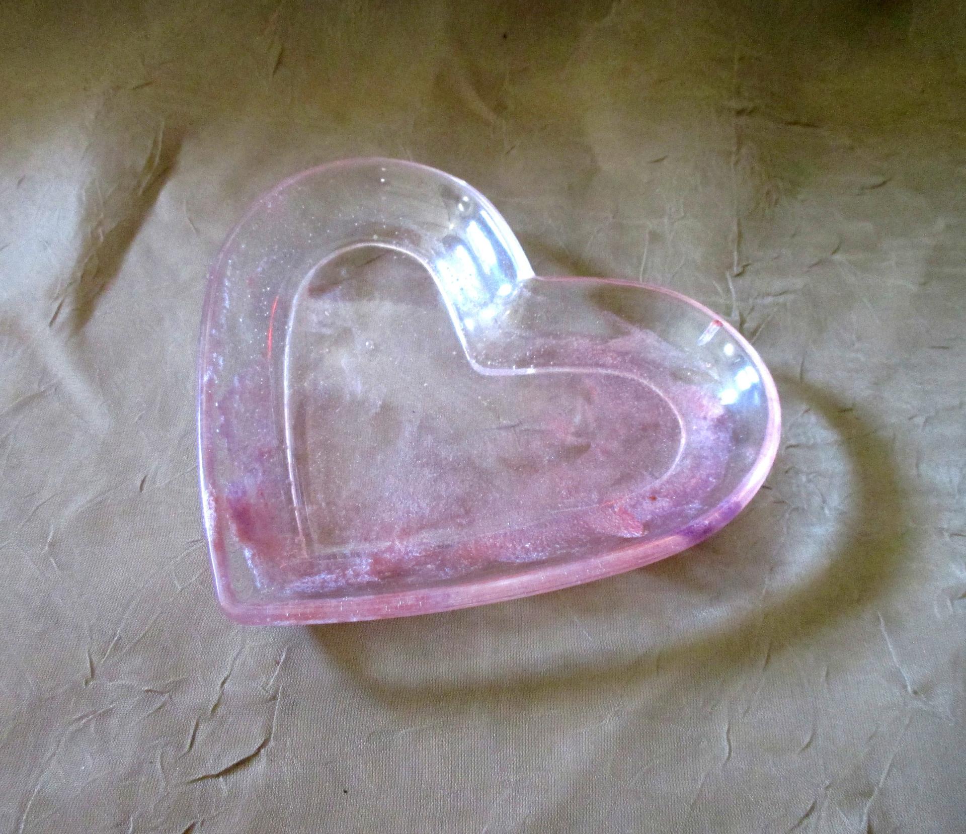 Molds - Heart Tray Casting Mold - for Epoxy, Clay or other casting medium