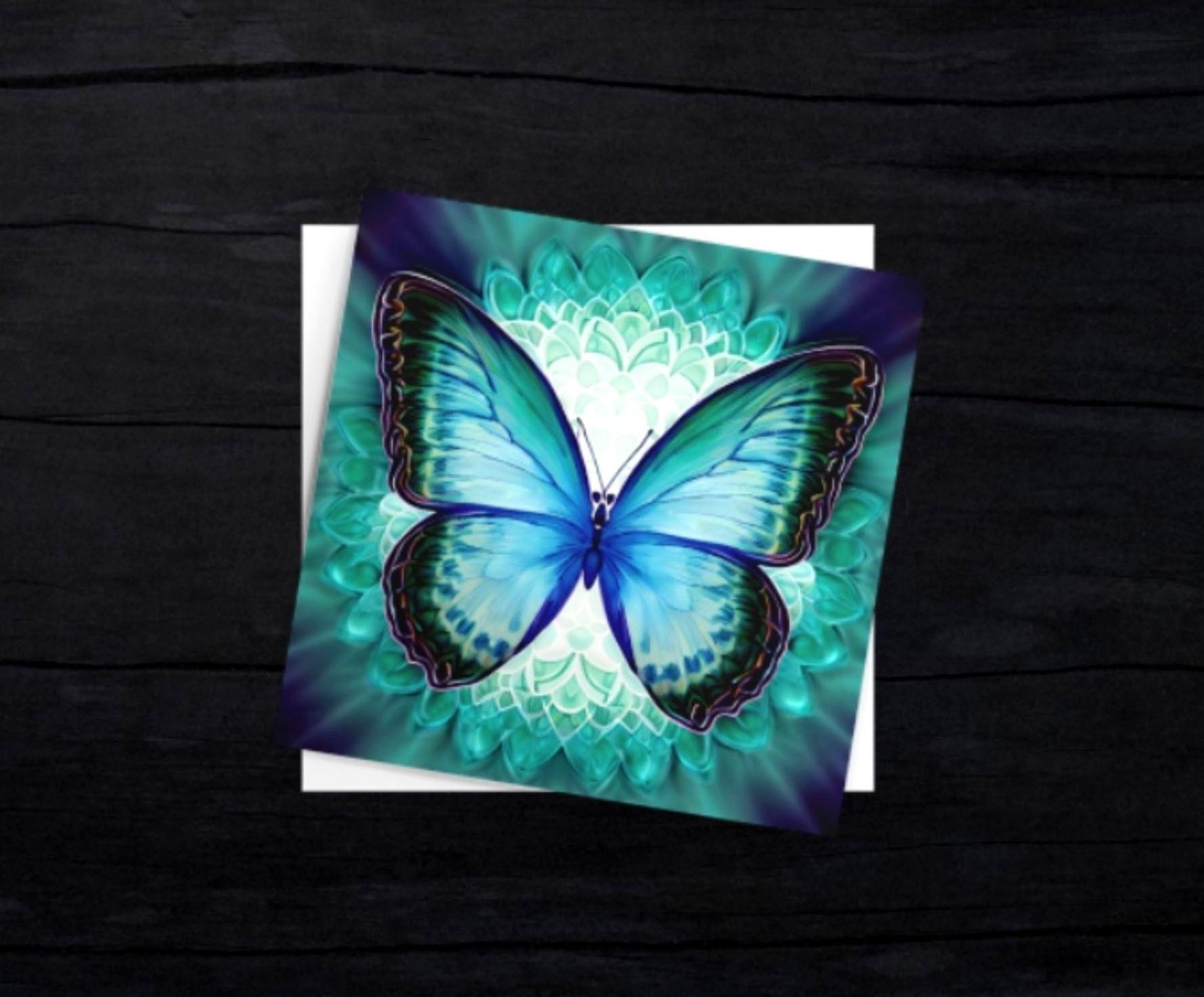 Butterfly Greeting Cards, Set of 5 Designs, Bulk Pack of Cards