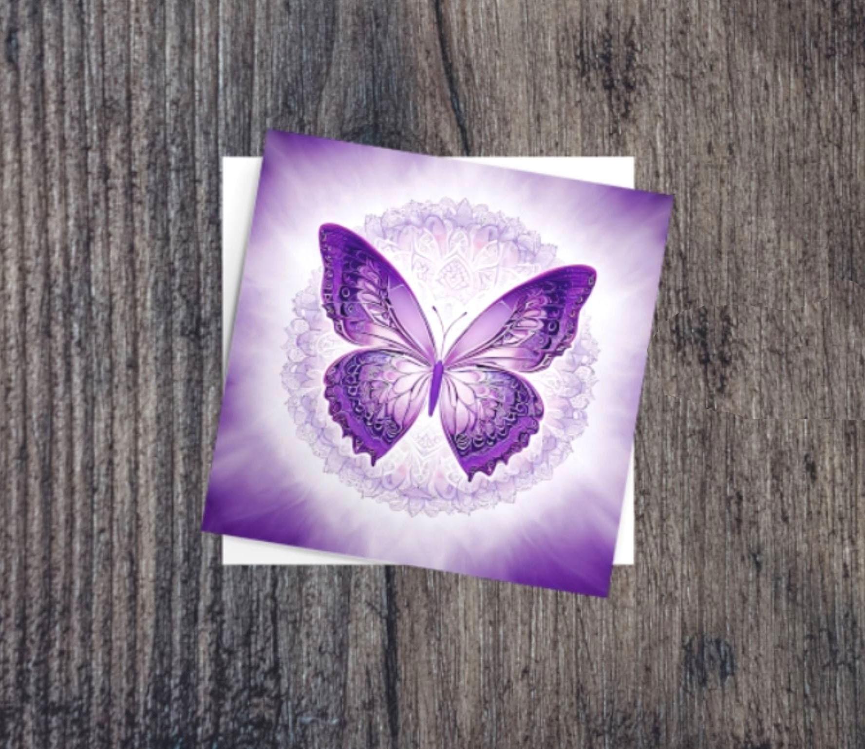 Butterfly Greeting Cards, Set of 5 Designs, Bulk Pack of Cards