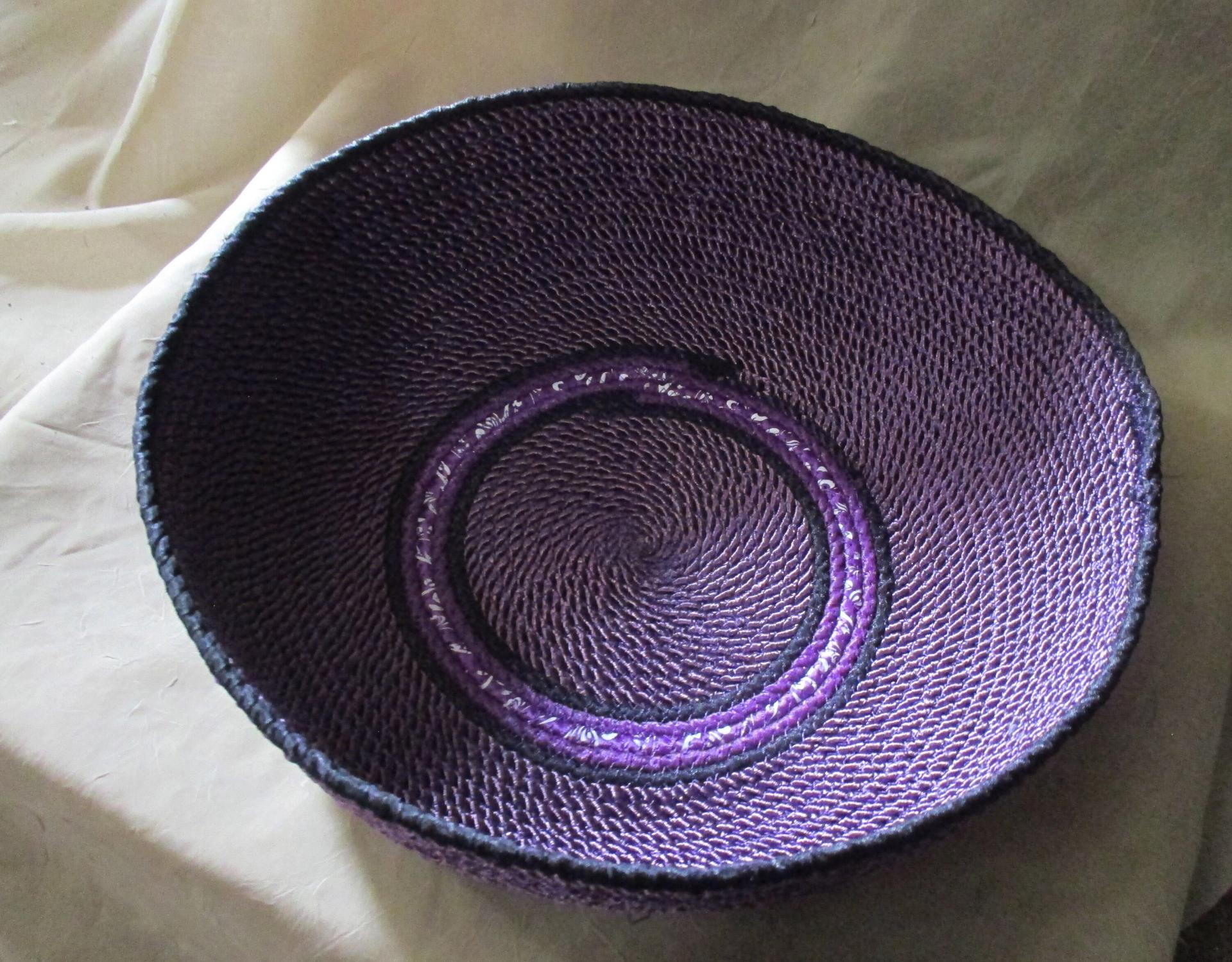 Rope Basket, Wrap Basket, Storage, Catch All, Rope Bowl