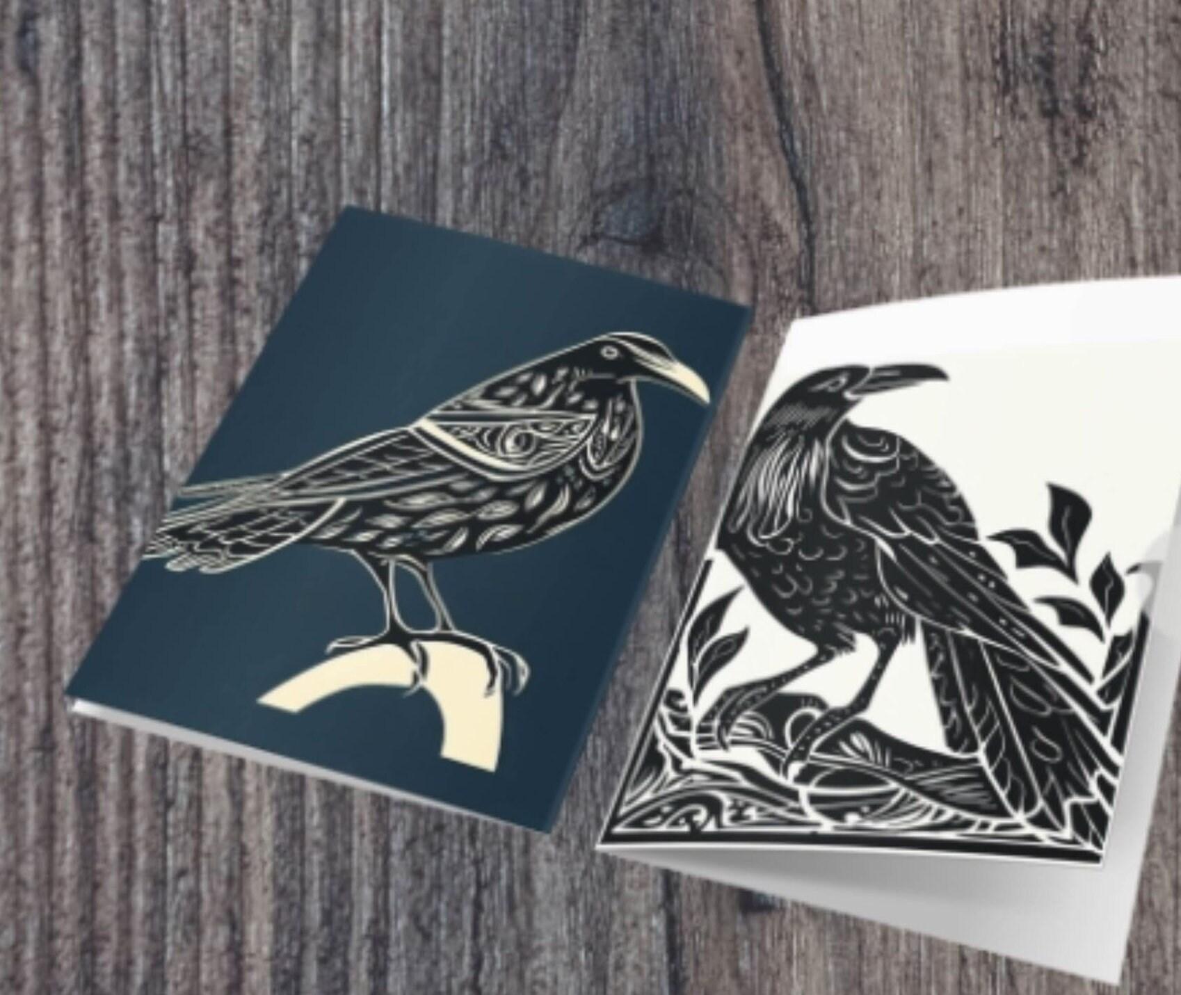 Raven - Large Cards, Notecards, Birthday, Invites