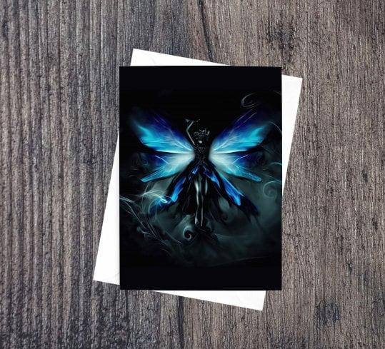 Fairy Cards, Large Note Card, Invites, Birthday, Money Card