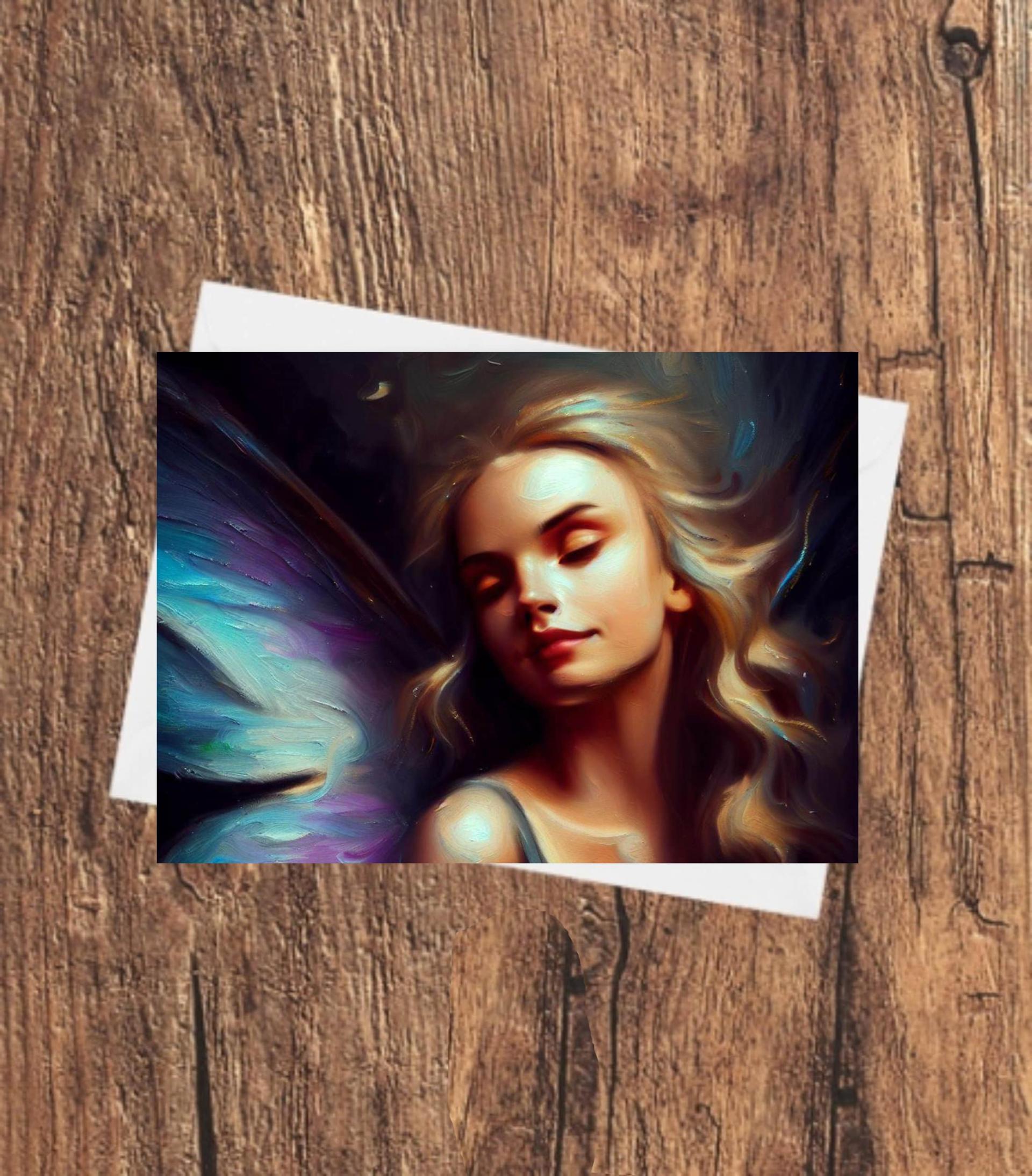 Fairy Cards, Large Note Card, Invites, Birthday, Gift Card