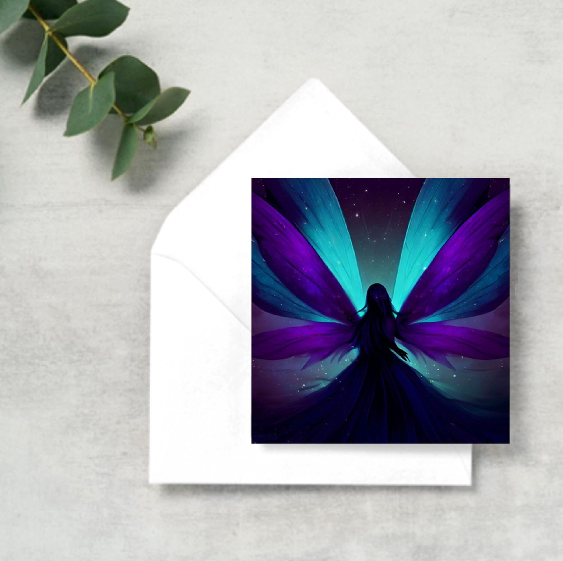 Fairy - Large Notecard, Birthday, Invitations