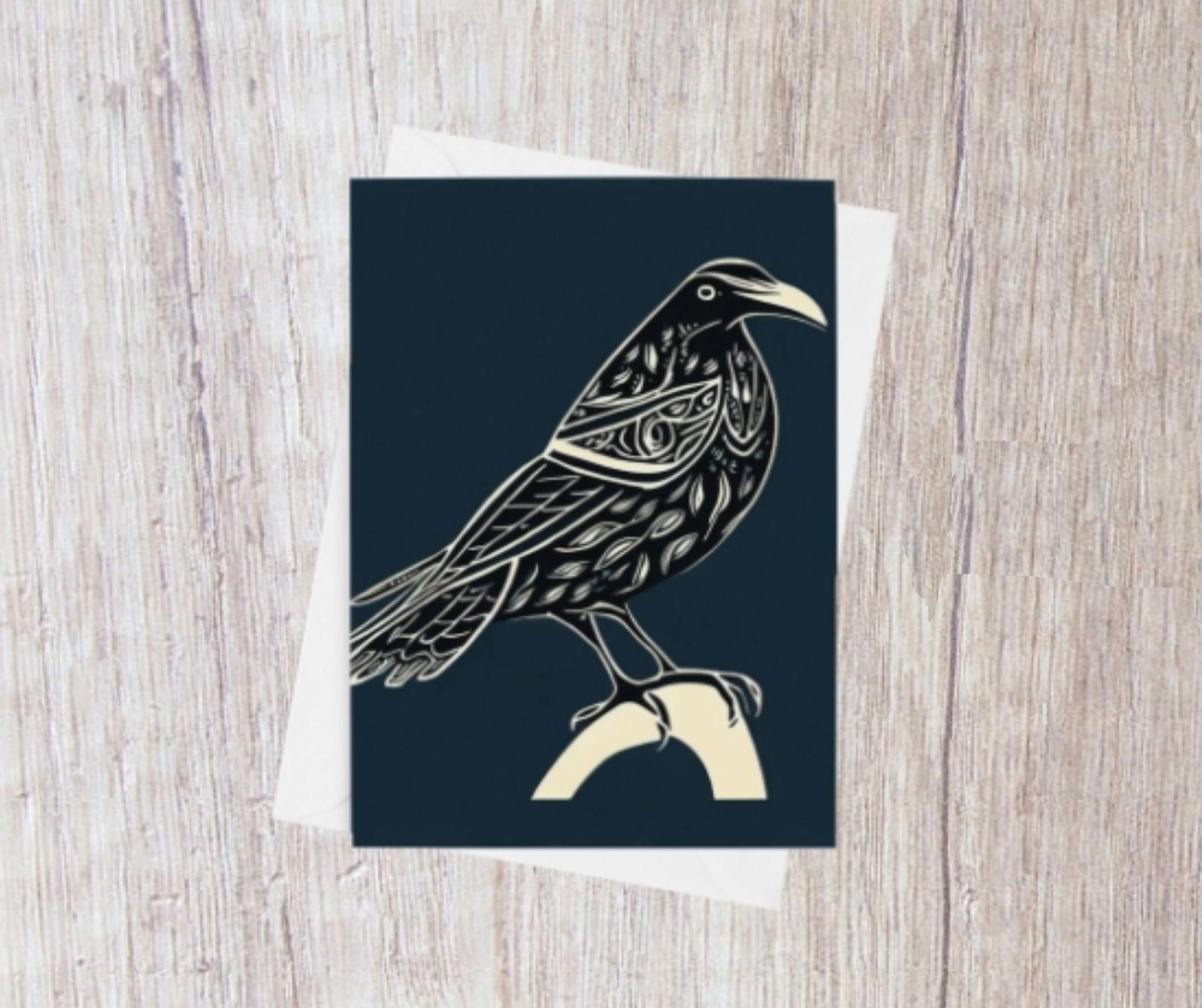 Raven - Large Cards, Notecards, Birthday, Invites