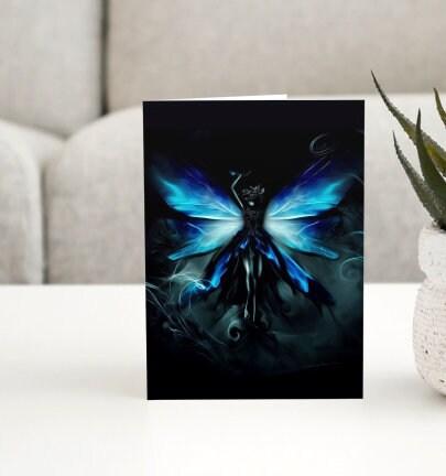 Fairy Cards, Large Note Card, Invites, Birthday, Money Card