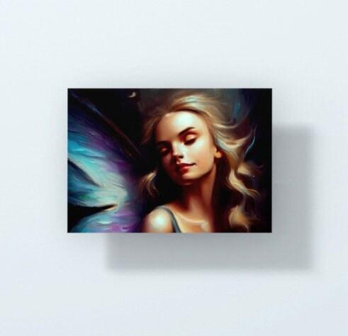 Fairy Cards, Large Note Card, Invites, Birthday, Gift Card