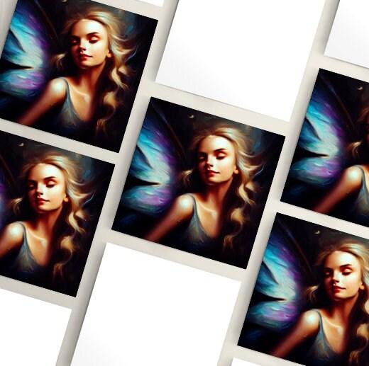 Fairy Cards, Large Note Card, Invites, Birthday, Gift Card