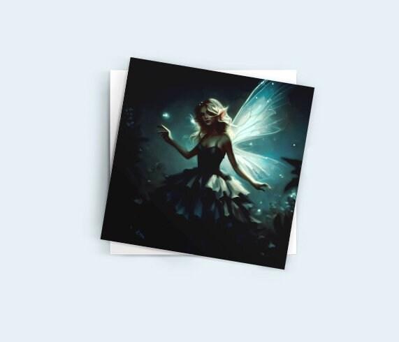 Fairy Cards, Large Note Card, Invites, Birthday, Gift Card