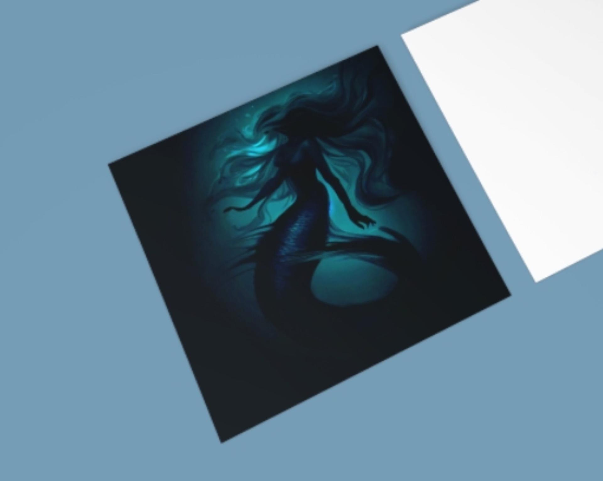 Mermaid Greeting Cards, Birthday, Invitations, Thank You Cards