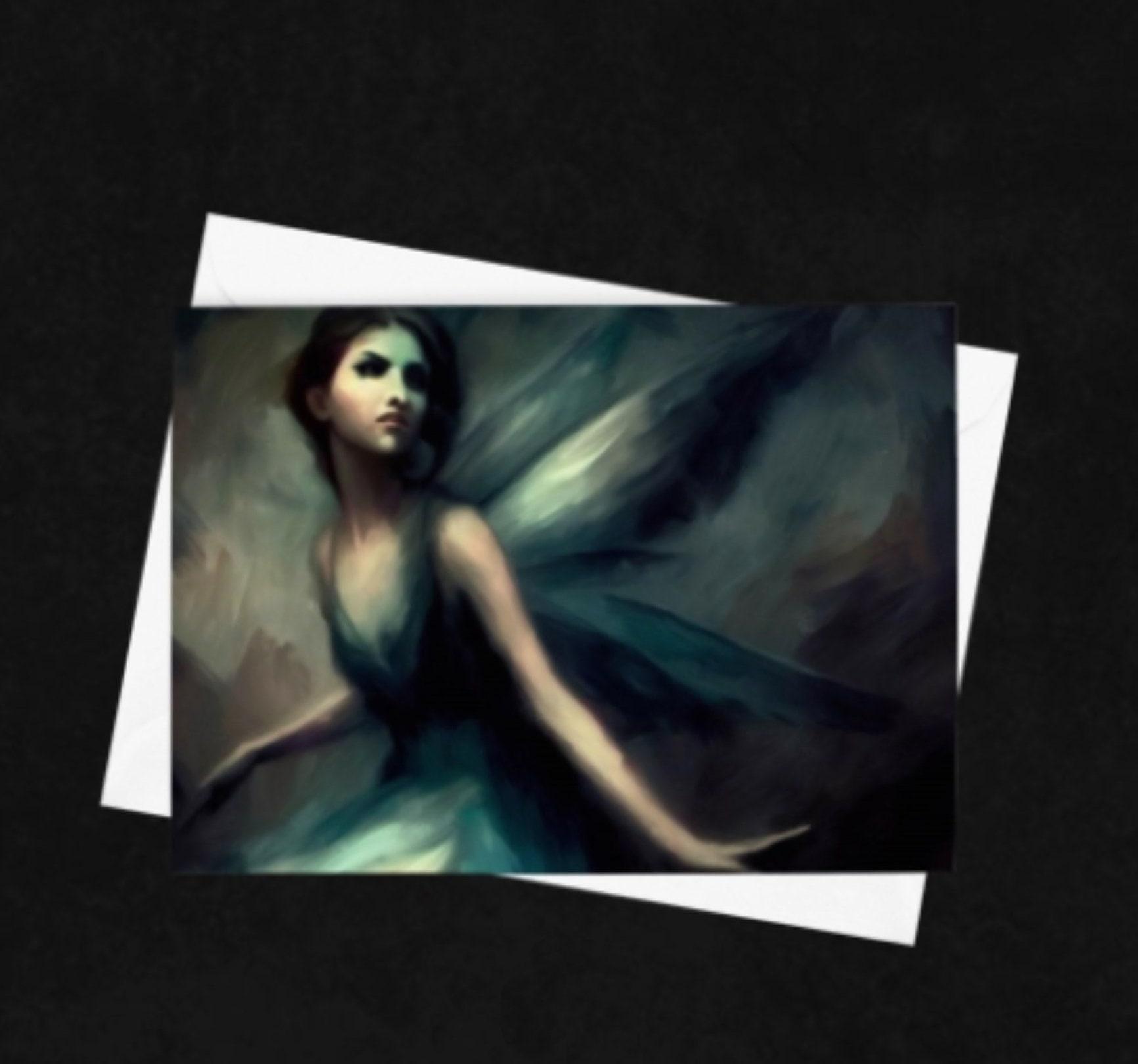 Fairy Cards, Birthday, Invitations, Large and Small Notecards, Single Card or 10 Pack of Greeting Cards