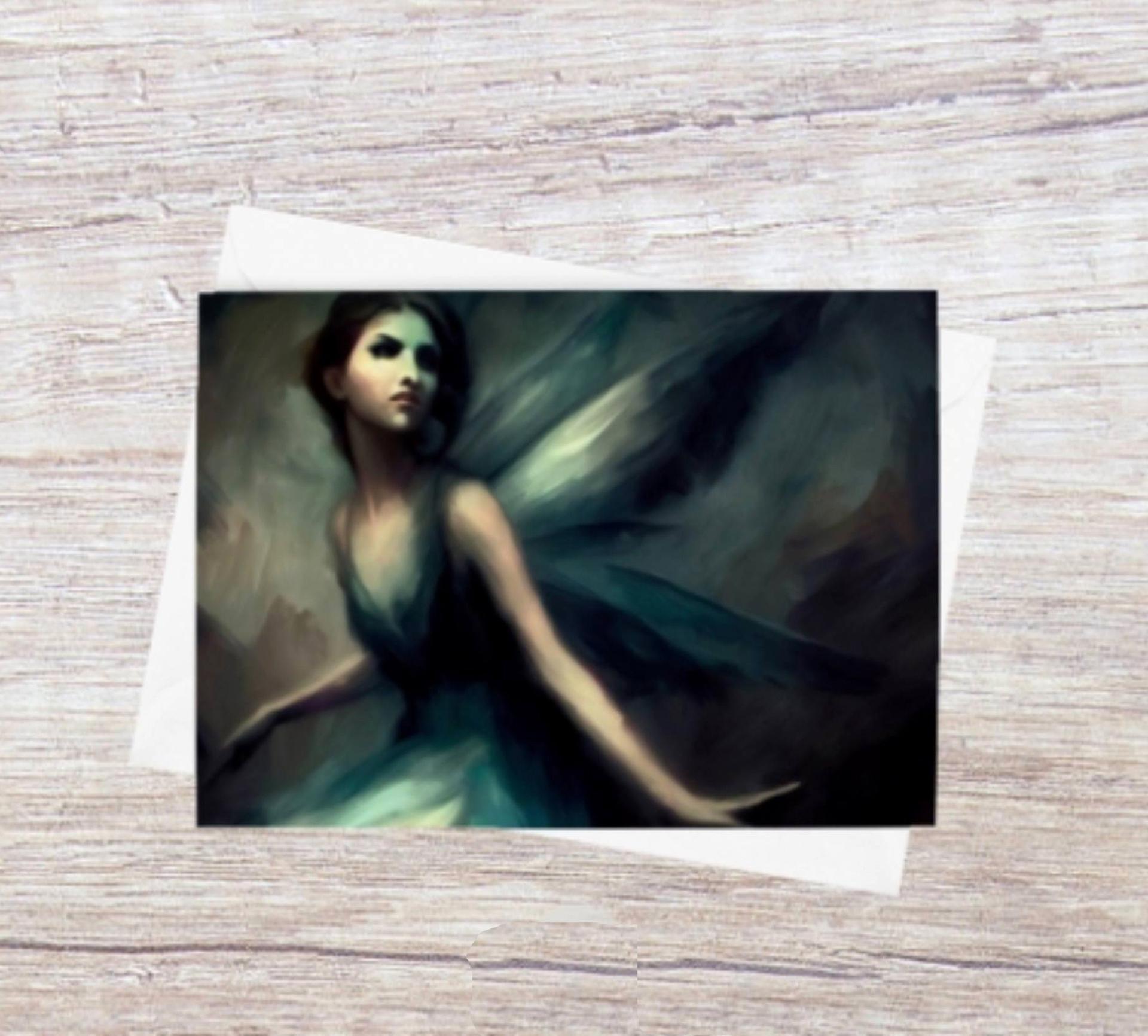 Fairy Cards, Birthday, Invitations, Large and Small Notecards, Single Card or 10 Pack of Greeting Cards