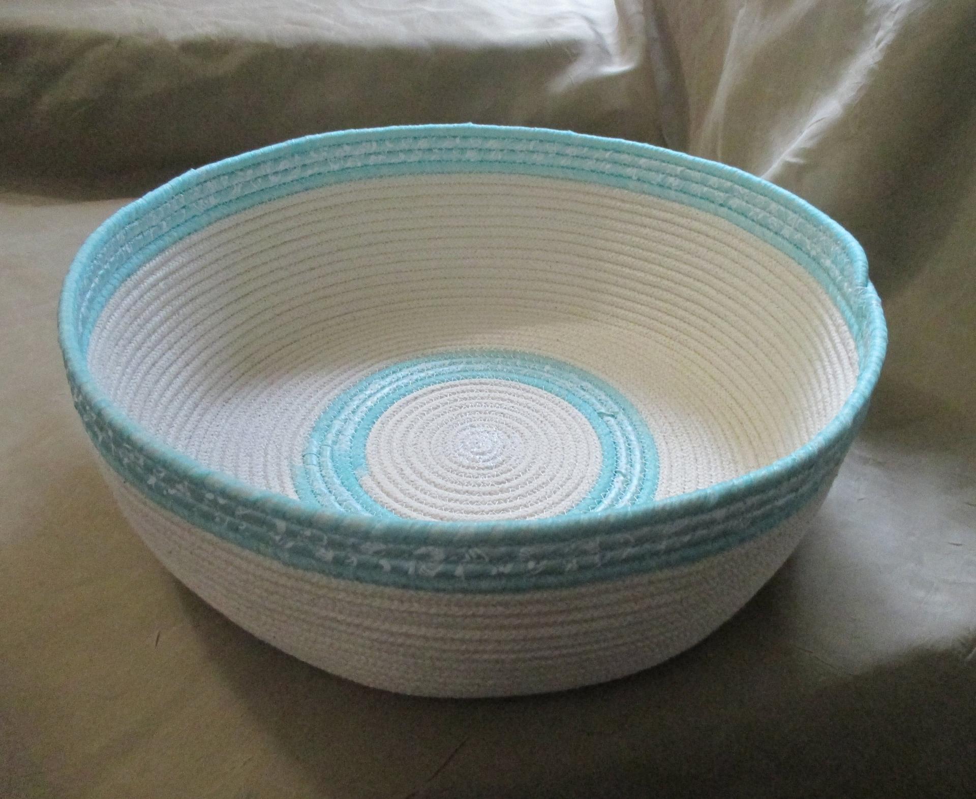 Rope Bowls,  Handmade Cotton Rope Bowls