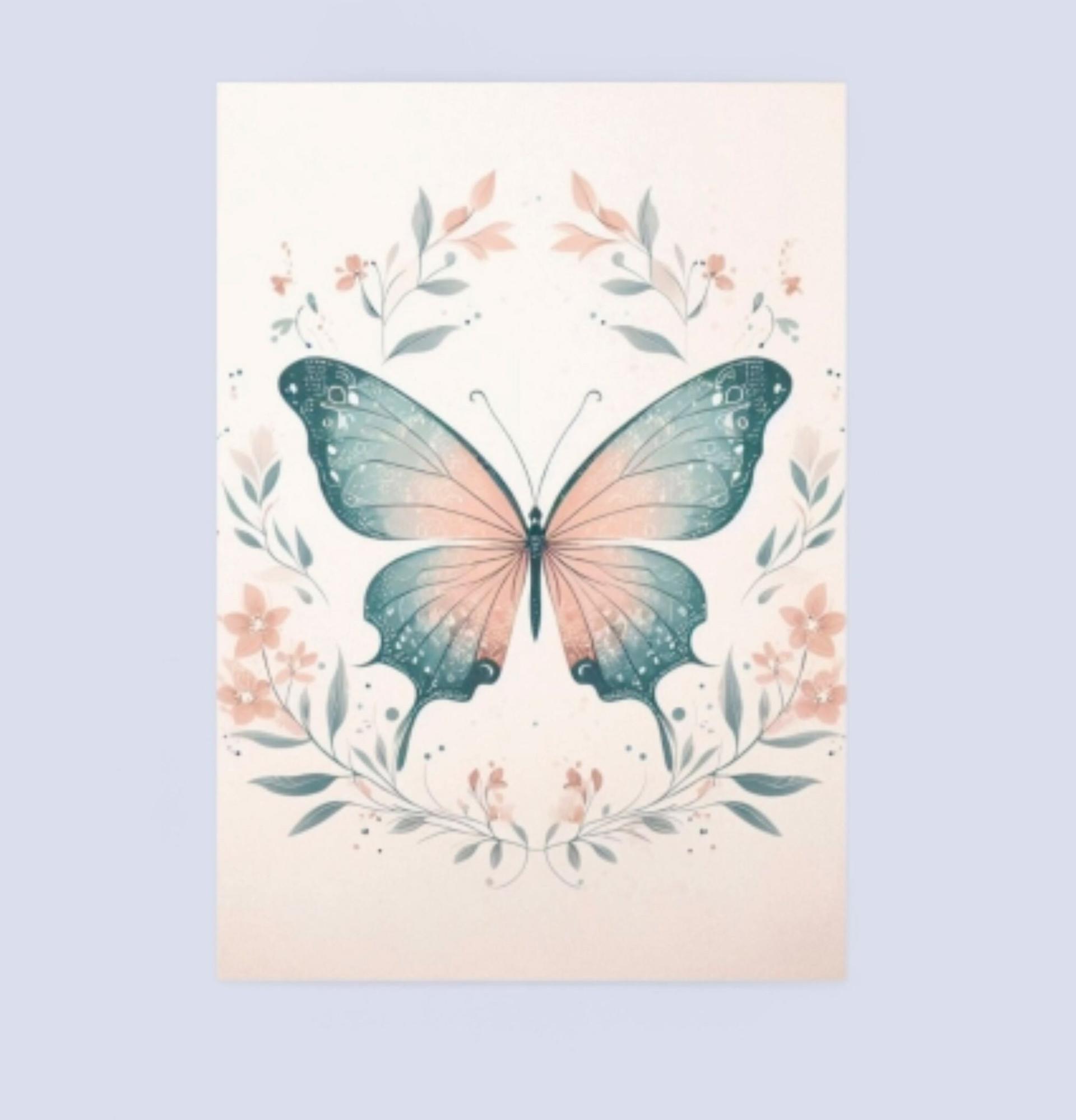 Butterfly Greeting Cards, Birthday, Invitations, Thank You Cards