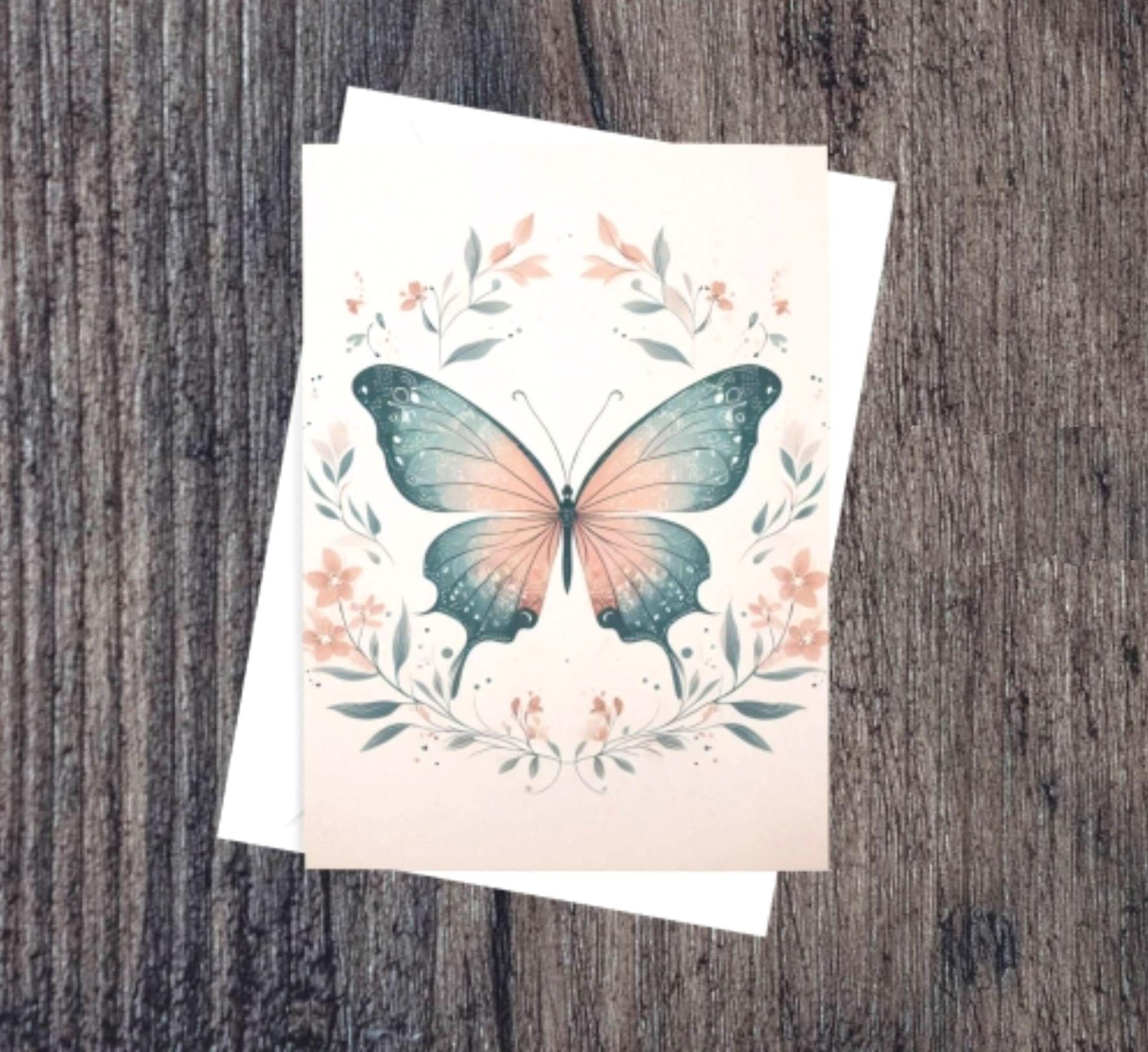 Butterfly Greeting Cards, Birthday, Invitations, Thank You Cards