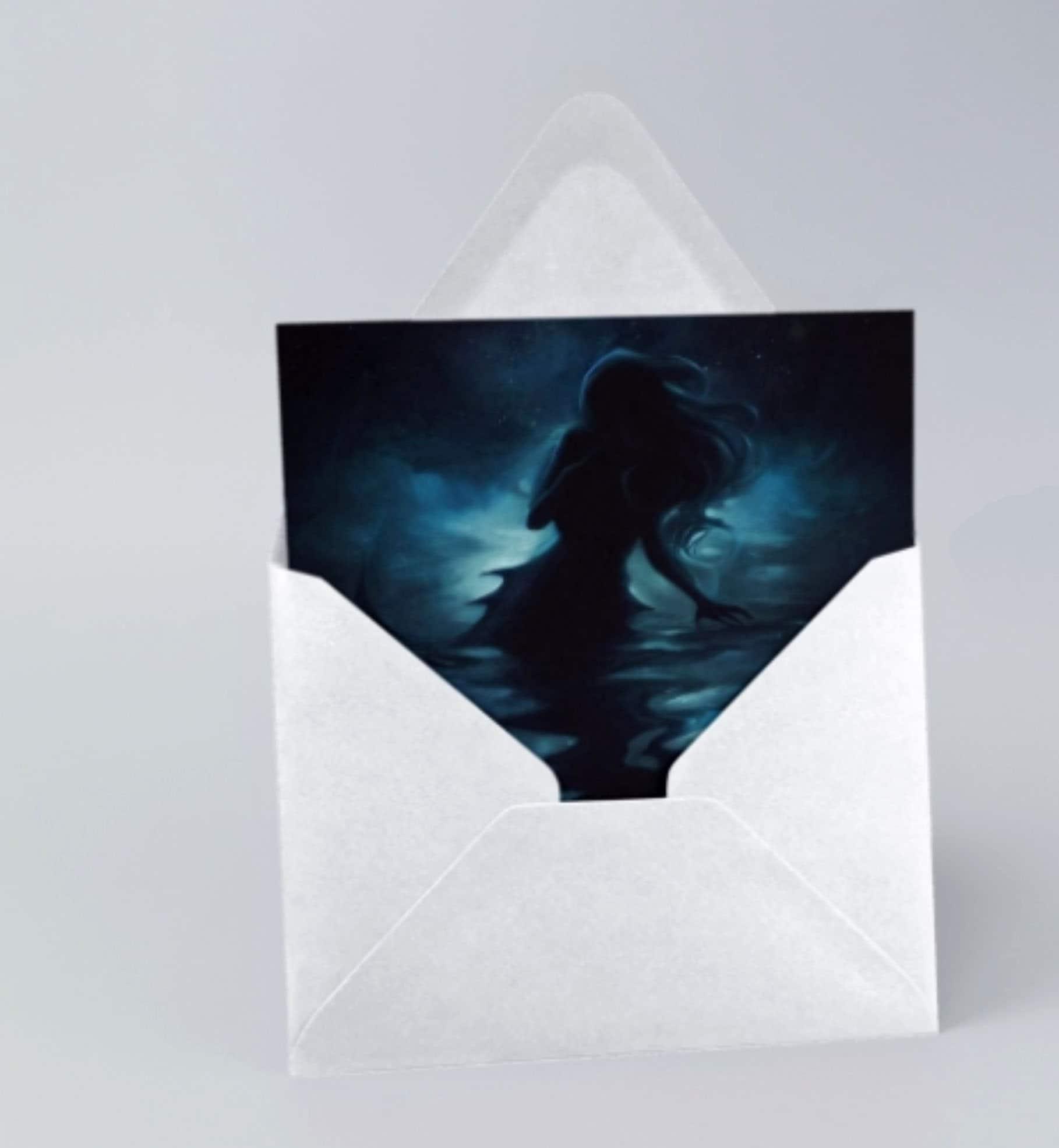 Mermaid Greeting Cards, Birthday, Invitations, Thank You Cards