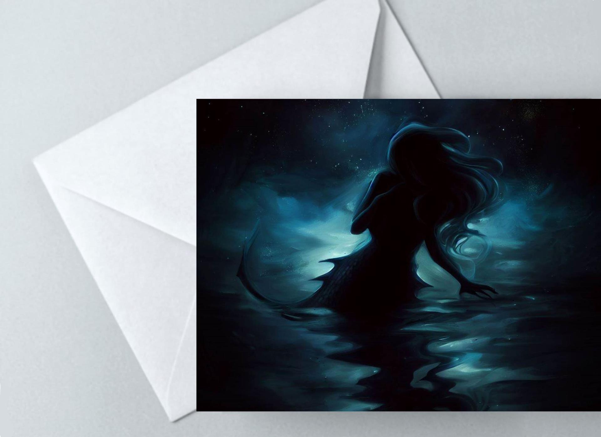 Mermaid Greeting Cards, Birthday, Invitations, Thank You Cards
