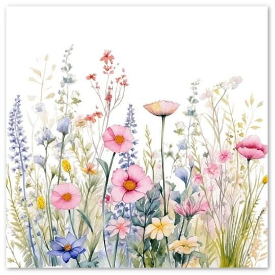 Wildflowers - Single Card or Bulk 10 Pack of Gift Cards