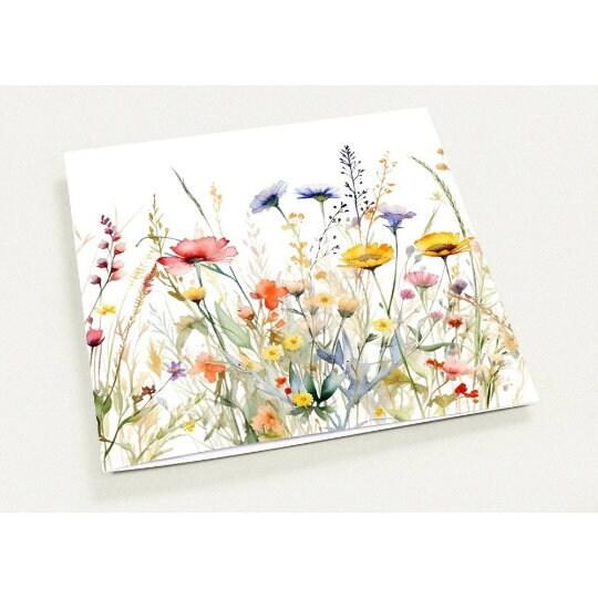 Wildflowers - Single Card or Bulk 10 Pack of Gift Cards