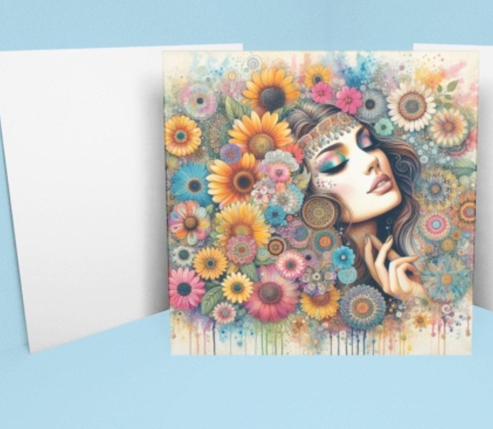 Greeting Cards, Large Note Card, Invites, Birthday, Gift Card