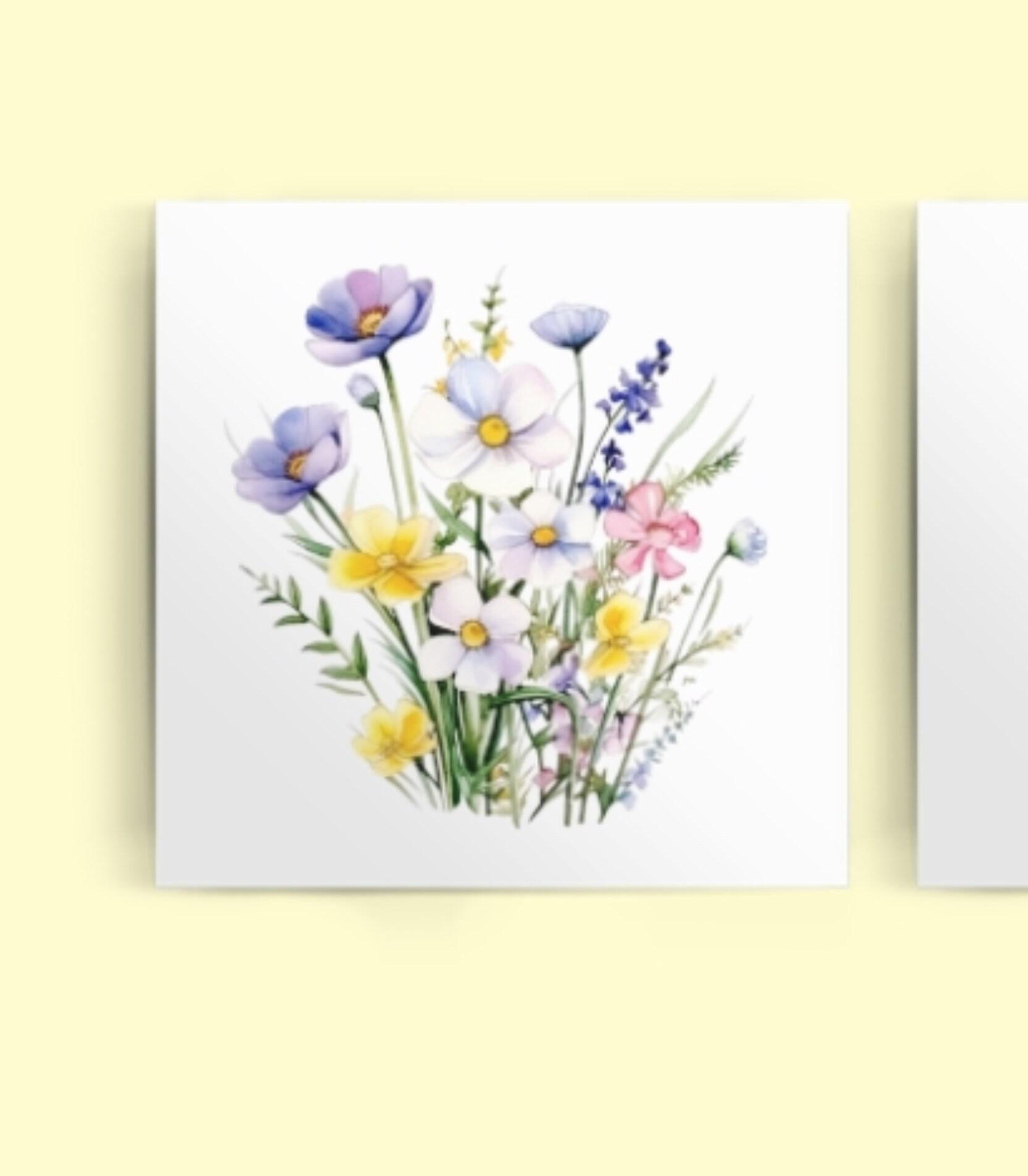 Wildflowers - Single Card or Bulk 10 Pack of Gift Cards