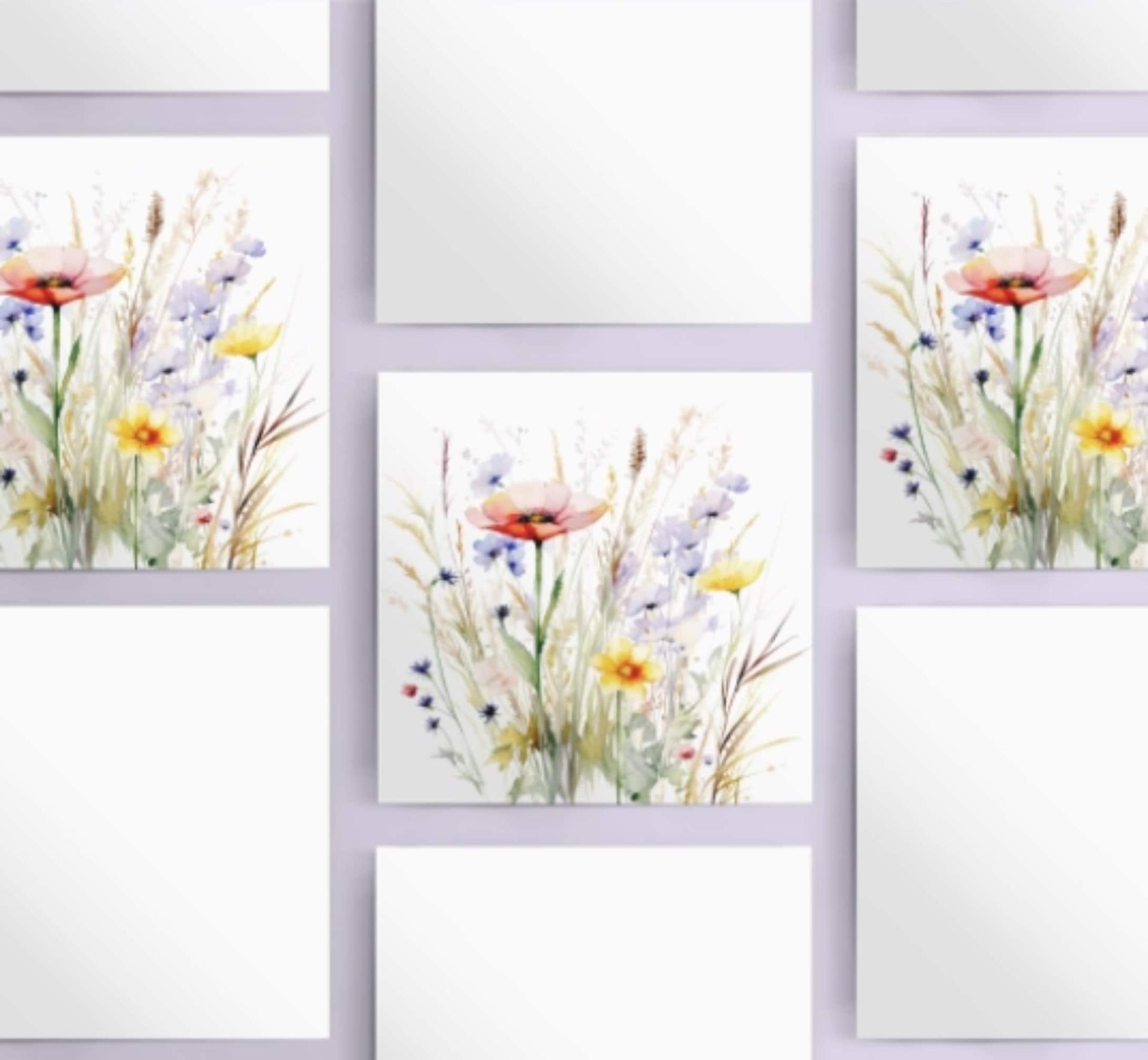 Wildflowers - Single Card or Bulk 10 Pack of Gift Cards