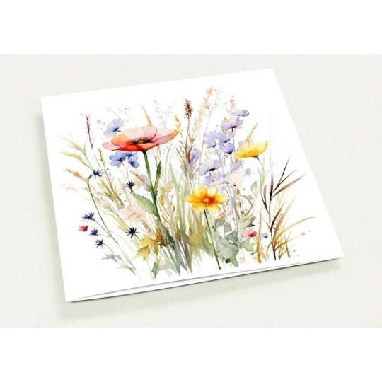 Wildflowers - Single Card or Bulk 10 Pack of Gift Cards