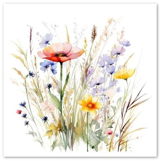 Wildflowers - Single Card or Bulk 10 Pack of Gift Cards