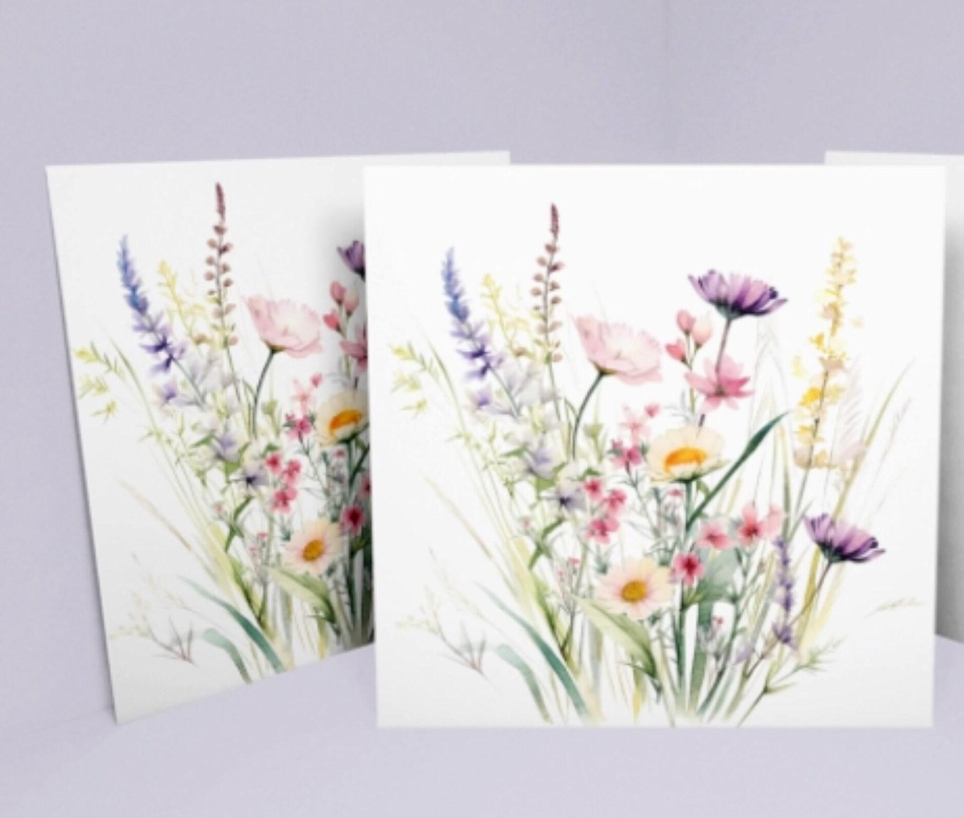 Wildflowers - Single Card or Bulk 10 Pack of Gift Cards
