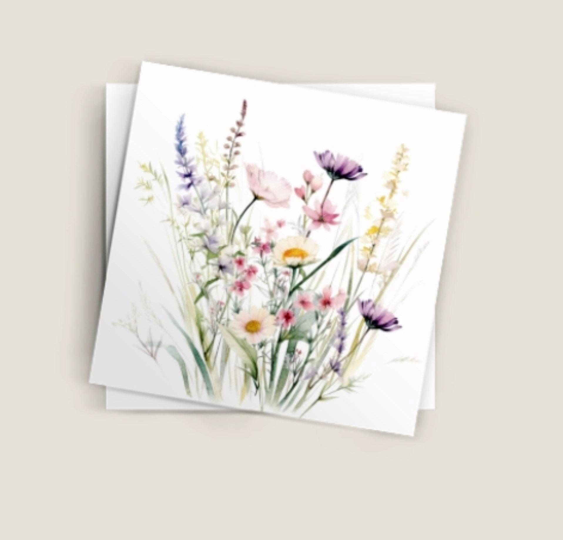 Set of Floral Gift Cards, 3 Designs, Bulk Pack of Cards