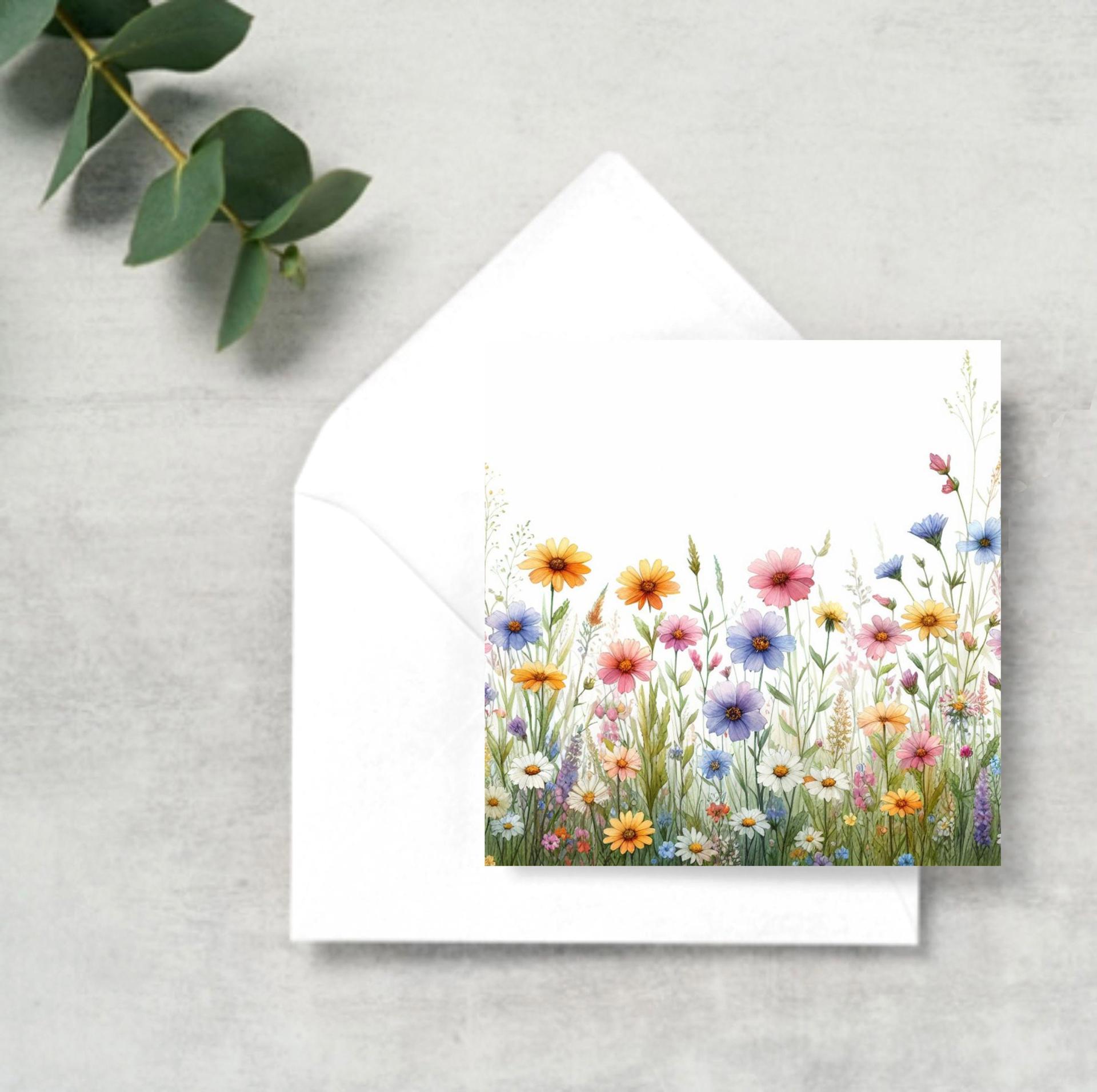 Wildflowers - Single Card or Bulk 10 Pack of Gift Cards