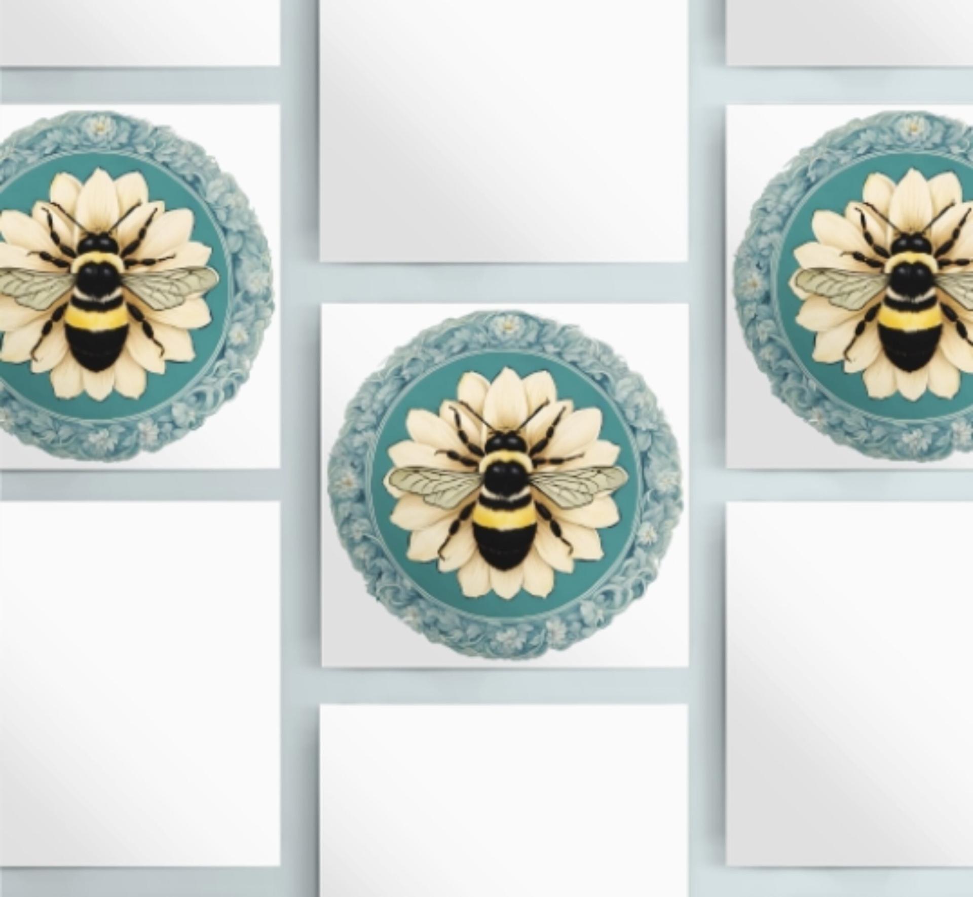 Bumble Bee Cards, Large Note Card, Invites, Birthday, Money Card
